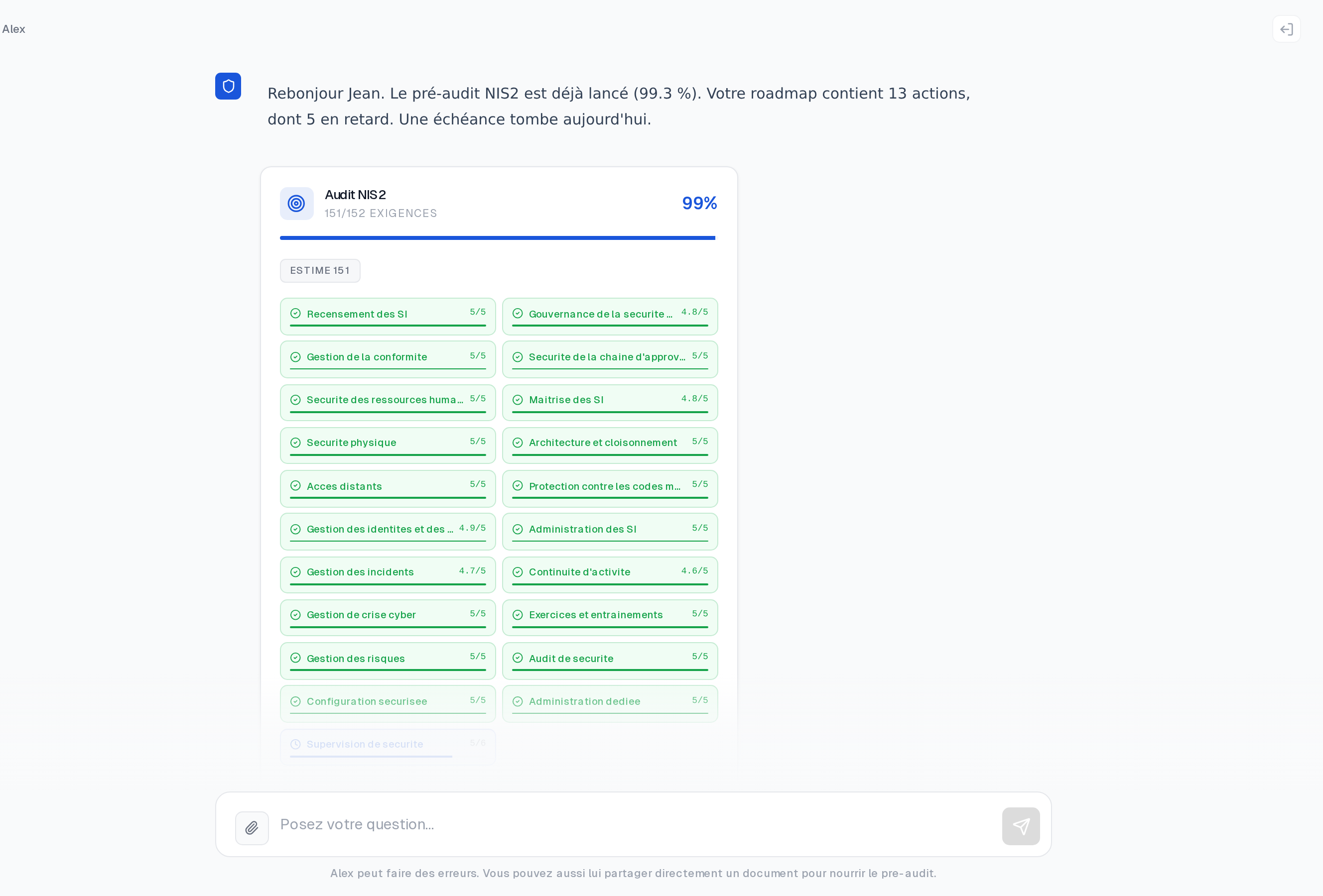 Alex — copilote cyber